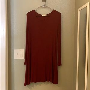 Maroon Dress